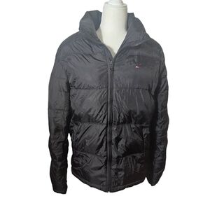 Men's Black Tommy Hilfiger Puffer Coat